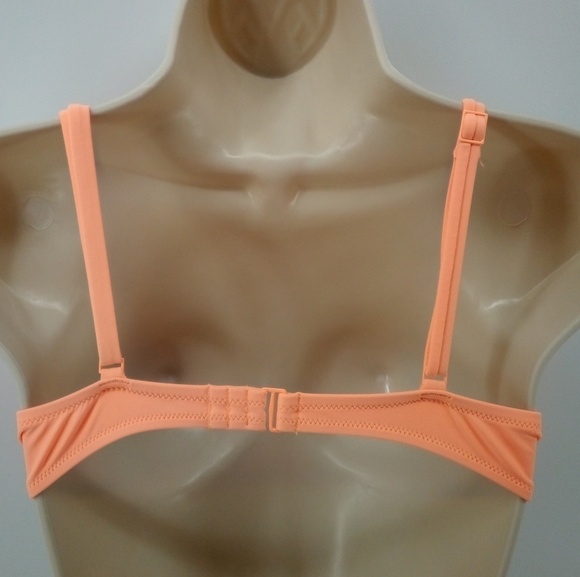 Aerie Lightly Lined Underwire Bra Real Good 34B Orange Peach 2022 Straps - Picture 3 of 11